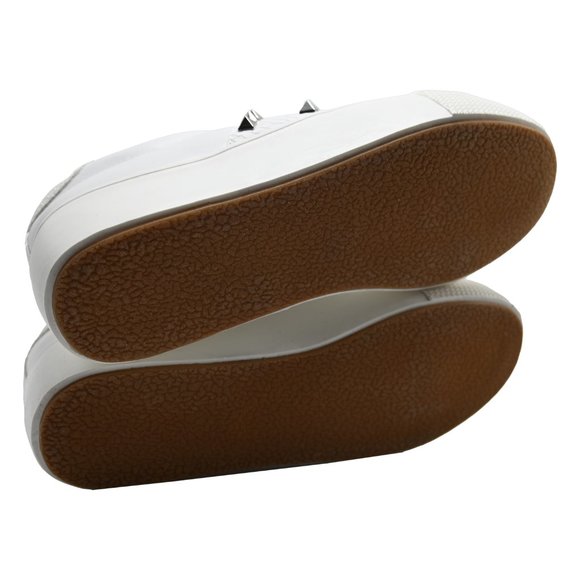 Steve Madden ESCALA Flatform Studded Snake Sneaker - Picture 4 of 6